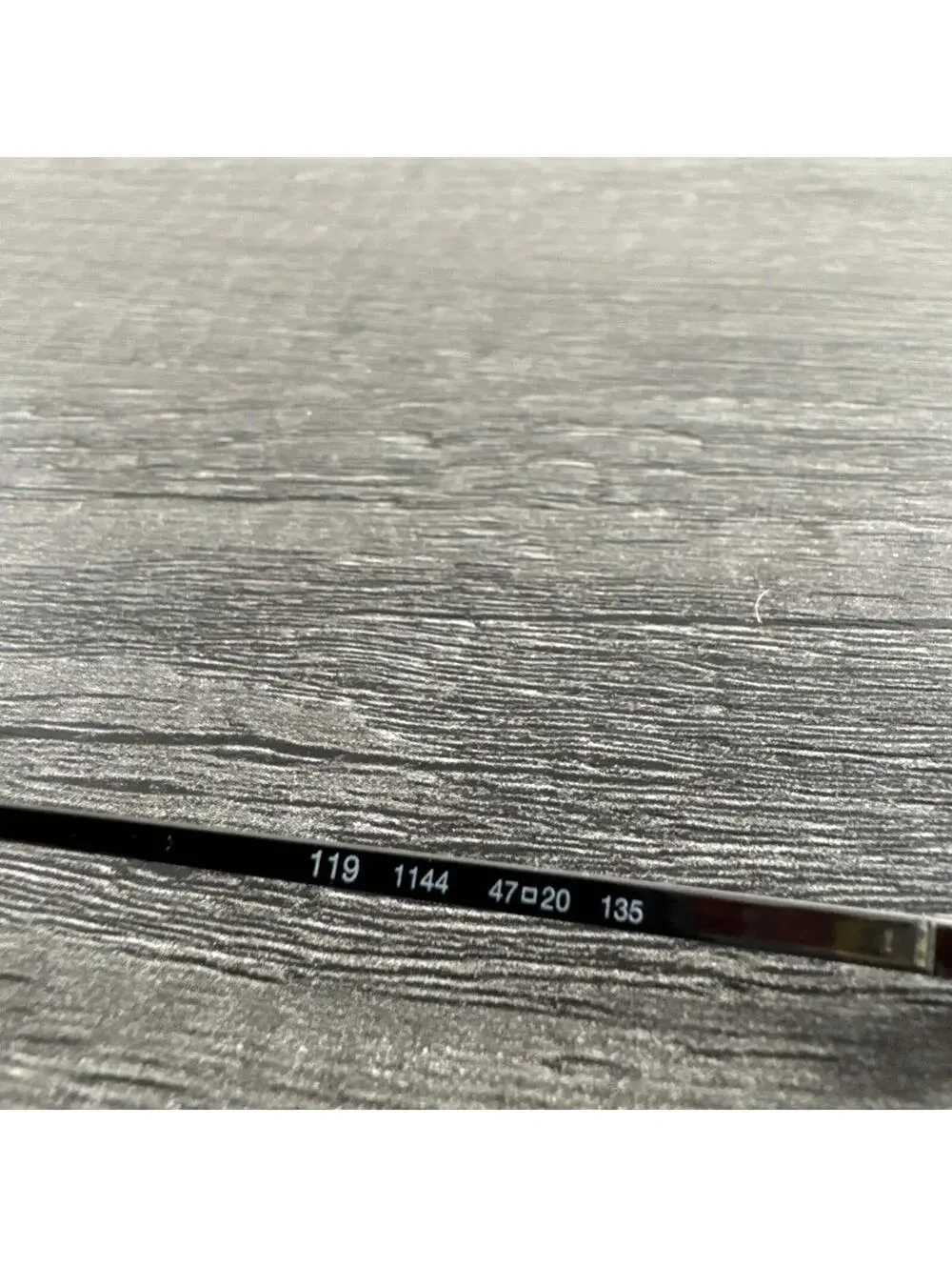 Emporio Armani Eyeglasses EA 119 1144 Silver Optical FRAMES ONLY 47-20-135